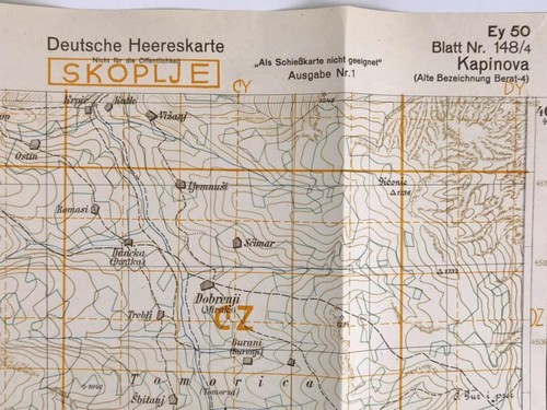 Deutsche heereskarte 1943 - deutsche,