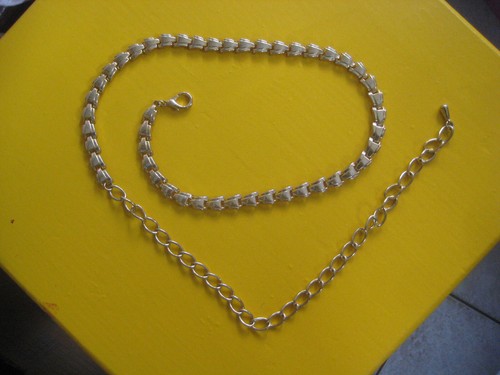 Vintage halskette gliederkette - halskette,