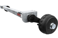 Gebremste Anhängerachse KNOTT 1350kg 1700/2200 5x112