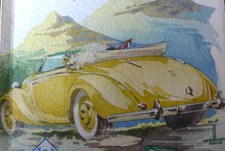 1000 WORTE AUTOFAHREN BV ARAL Tankstelle Mercedes-Benz W 188 300 S Autobahn Oel