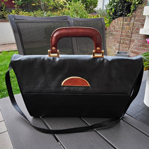 Vintage echtleder tasche - tasche, frasi