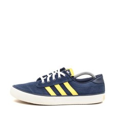 adidas Herren Kiel Sneaker Blau Gelb Canvas Low-Top Design Originals EU 44