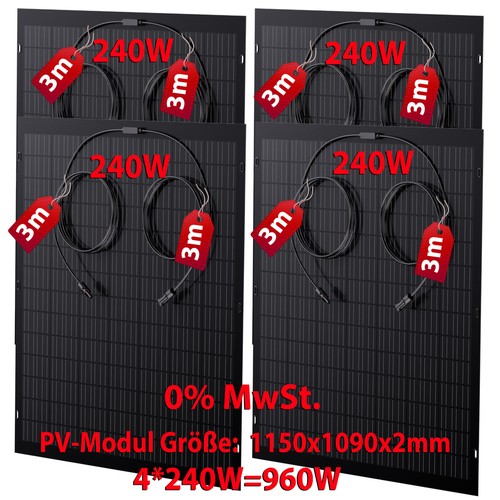 960 watt flexibel - watt, solarmodul