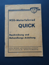 NSU Motorcycle Description and