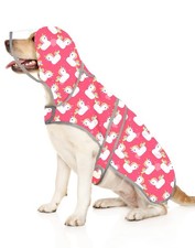 Dog Raincoat with Clear Hood