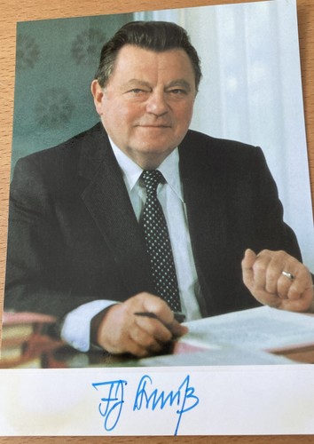 Franz josef strauß autogramm - franz,