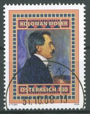 Österreich 2008 Maler Briefmarkenentwerfer Koloman Moser 2781 gestempelt
