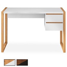 Schreibtisch moderner Schreibtisch kleiner Arbeitsplatz mit zwei Schubladen