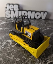 Vintage kleine Nylint Planierraupe schwarz und gelb gebraucht