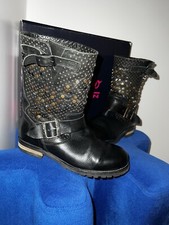 Buffalo Leder Biker Boots