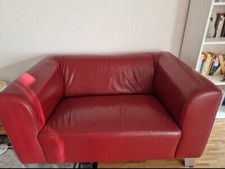 machalke ledersofa Rot