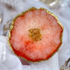 Untersetzer Personalisiert Resin Hochzeit Geschenk Gold Tisch Dekoration