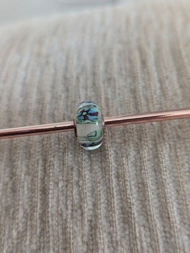 Trollbeads grün mit weißen