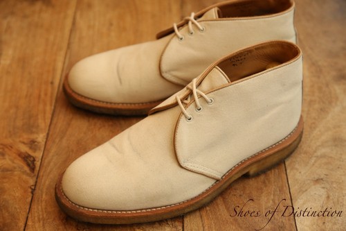 Tricker cremeweiß canvas - tricker's,