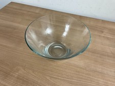 Glasschale Obstschale Salatschüssel Glas klar, groß H 15 cm, Ø 27 cm, unbesch.