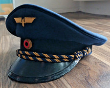 Deutsche Bundesbahn Mütze 70er Jahre DB Uniform Schaffner Zug Schirmmütze