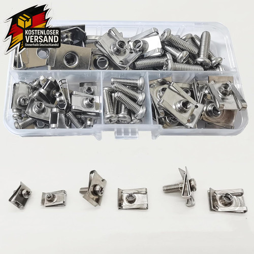 Gewinde clip mutter set - mutter, aus