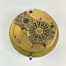 Antikes Sam William Archer Hackney Verge Taschenuhrwerk 3,9 cm