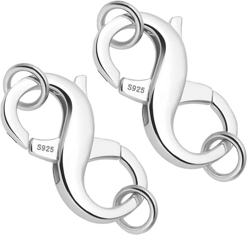 2stk karabiner verschluss 925 - karabiner,