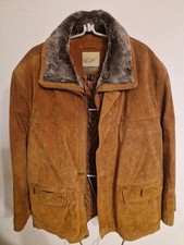 Braune Herren-Wildlederjacke