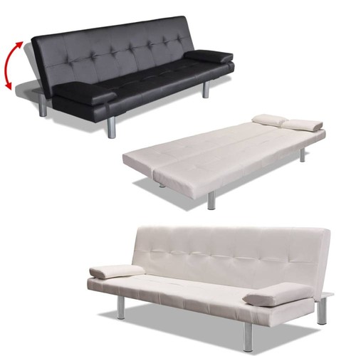 Sofa kunstleder kissen - kunstleder,