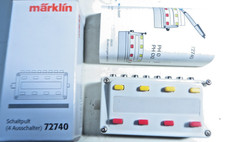 Märklin 72740 Schaltpult ( 4 Ausschalter ) gut in OVP