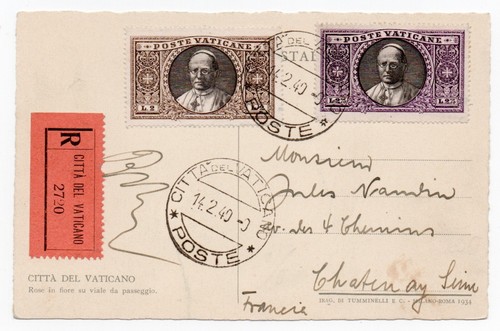 Vatikan postkarte mit - 2, l