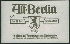 Ansichtskarten Album Alt Berlin im 19. Jahrhundert Ansichtskarte Postkarte AK PK