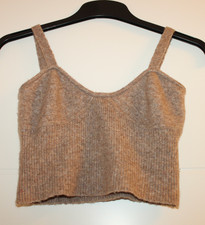 ZARA Damen cropped Strick Top