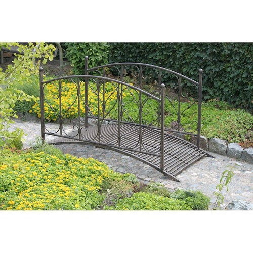 Gartenbrücke dukano metall - gartenbrücke,