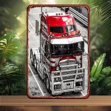 Blechschild Kenworth W900 US