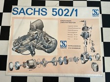 Sachs 502/1 altes Plakat
