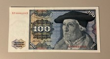 100 DM Geldschein 100DM Deutsche Mark Banknote Schein 1970 NF9869139H Sammler
