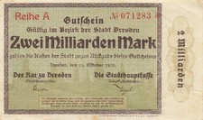 Dresden - Stadt - 2 Milliarden