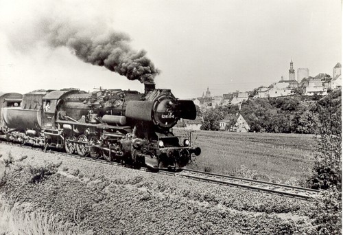 Altes foto dampflokomotive - "altes, foto"-