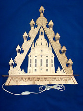 Weihnachtsbogen, Dresden-Frauenkirche,  Erzgebirge-Holznischel. H. 54 cm
