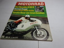 Das Motorrad Zeitschrift    11/1972    Hercules K125X
