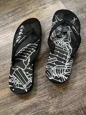 Wandelei Sandale Flip Flop Herren Gr. 45 Schwarz
