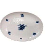 Rosenthal Romanze Blau / Ovale Platte / 33,5 x 23 cm     