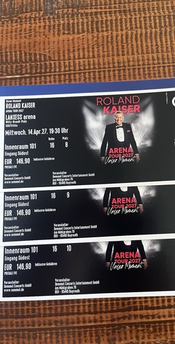 Roland kaiser arena tour - x,