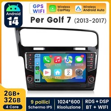 Für VW Golf 7 MK7 VII 2012-2018 Android 14 Autoradio DAB+ Carplay GPS Navi DSP