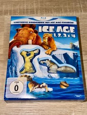 Ice Age 1, 2, 3 & 4 Blu-Ray
