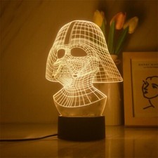 Lampe Tischlampe Nachtlicht Star Wars Darth Vader LED PC Gamer