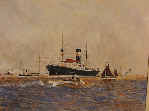Aquarell gerahmt söth - aquarell, söth-kiel