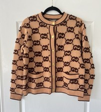 Gucci Strickjacke Braun