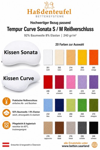 Kissenbezug für tempur - für,