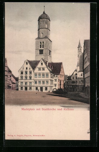 Biberach riss marktplatz mit - biberach-riss,,