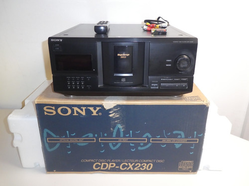 Sony cdp cx230 mega storage - cdp-cx230,