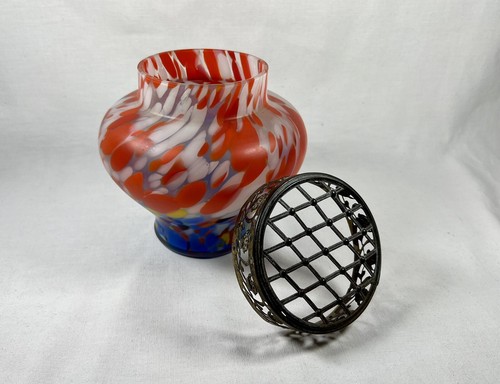 Böhmen art déco spatterglas - böhmen,