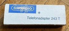 Original Grundig Telefonadapter 243T 5600-050 HISTORISCH